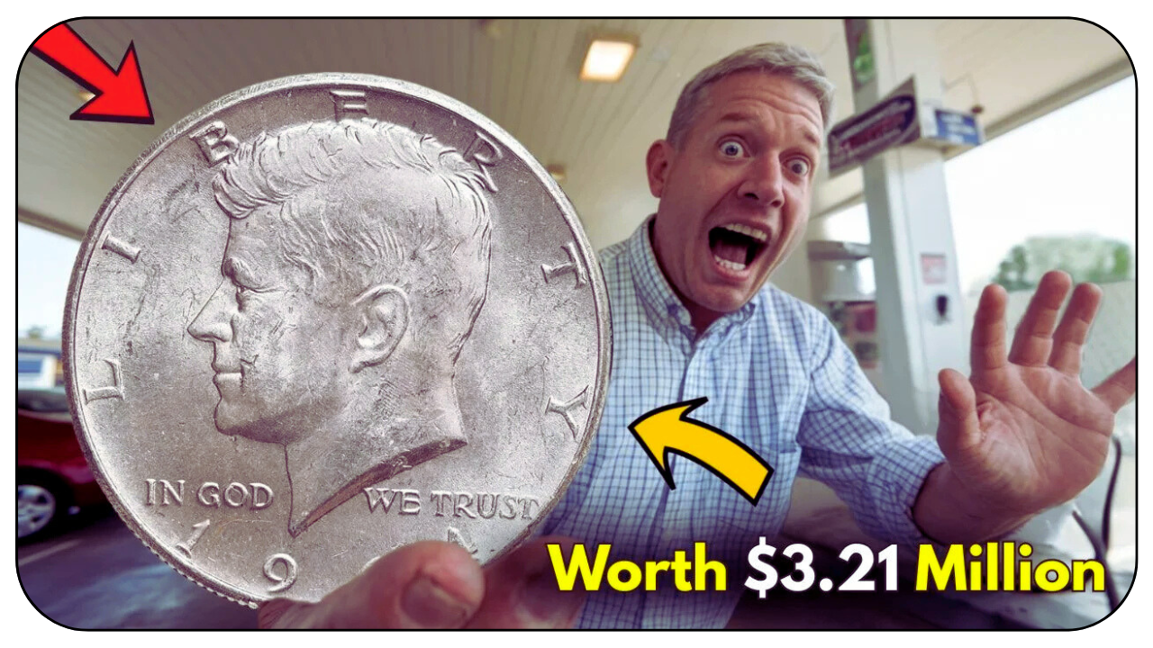 Kennedy Half Dollar Worth $3.21 Million Discovered by Gas Station Clerk — Still in Circulation